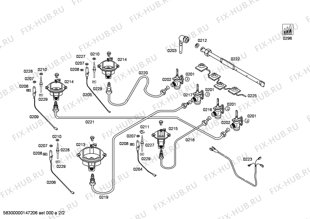 Схема №2 NGU4155DT Bosch с изображением Решетка для электропечи Bosch 00707416