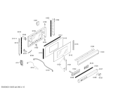 Схема №1 ED231630 с изображением Панель для духового шкафа Bosch 00475534