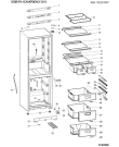 Схема №1 NEBY20410V (F082297) с изображением Дверь для холодильника Indesit C00305568