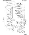 Схема №1 NEBY20420V (F082295) с изображением Дверь для холодильной камеры Indesit C00305577