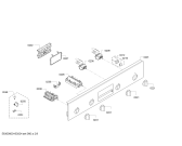 Схема №3 HBM43B150B Bosch с изображением Фронтальное стекло для плиты (духовки) Bosch 00683465