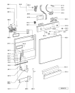 Схема №1 MDW 700 EDWG с изображением Микромодуль для посудомойки Whirlpool 481221838605