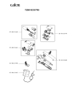 Схема №1 TZ8010C0/7R0 с изображением Корпусная деталь для электробритвы Calor CS-00115450