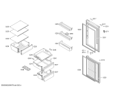 Схема №1 3KF6551MI Balay с изображением Дверь для холодильника Bosch 00716246