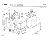 Схема №1 0750141125 HEE680M с изображением Панель для электропечи Bosch 00114852