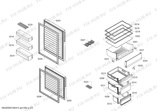 Схема №1 3KSP5660 с изображением Дверь морозильной камеры для холодильника Bosch 00689097