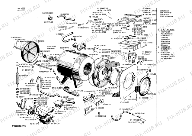 Схема №1 0722044117 V490SU с изображением Заклепка для стиральной машины Bosch 00014287