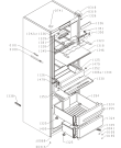 Схема №1 DKS1585XC (519298, HS3869AF) с изображением Ящичек для холодильной камеры Gorenje 519647