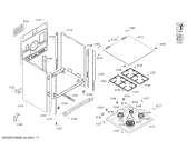 Схема №1 FRS5431WML с изображением Ручка переключателя для плиты (духовки) Bosch 00636805