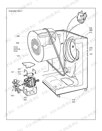 Схема №1 031238A15393 - C38AS с изображением Обшивка для электросушки Whirlpool 480112101644