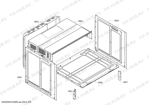 Схема №1 FRMA801 с изображением Панель управления для плиты (духовки) Bosch 00705352