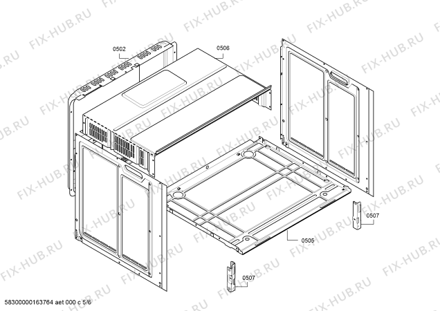 Схема №2 HBN239E1L с изображением Панель управления для плиты (духовки) Bosch 00676570