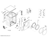 Схема №1 WS12M4670W iQ500 6kg с изображением Люк для стиралки Siemens 00748687