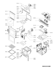 Схема №1 AKZ 223/IX/01 с изображением Панель для электропечи Whirlpool 481245240157