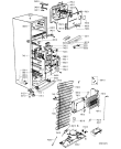 Схема №1 ARC 4010 AL с изображением Корпусная деталь для холодильной камеры Whirlpool 481246469107