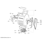 Схема №2 WP12T423HK с изображением Мотор для стиральной машины Siemens 00145209