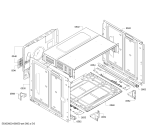 Схема №1 HEB33D550 с изображением Фронтальное стекло для электропечи Bosch 00688390