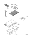 Схема №1 ART 715 с изображением Обрамление полки для холодильника Whirlpool 481245858173
