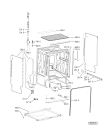 Схема №2 ADG 9510 с изображением Блок управления для электропосудомоечной машины Whirlpool 480140103094