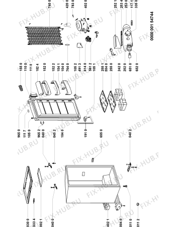 Схема №1 ARC08508 (F091181) с изображением Наставление для холодильника Indesit C00346318