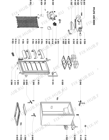 Схема №1 ARC08508 (F091181) с изображением Микротермостат для холодильной камеры Indesit C00323084