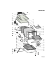 Схема №1 AXMT 6434/WH с изображением Решетка на поверхность для плиты (духовки) Whirlpool 482000090869