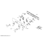 Схема №1 HBC86P771 с изображением Панель управления для плиты (духовки) Bosch 00661911