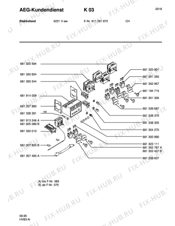 Схема №1 724V-W CH с изображением Другое для плиты (духовки) Aeg 8996613206243