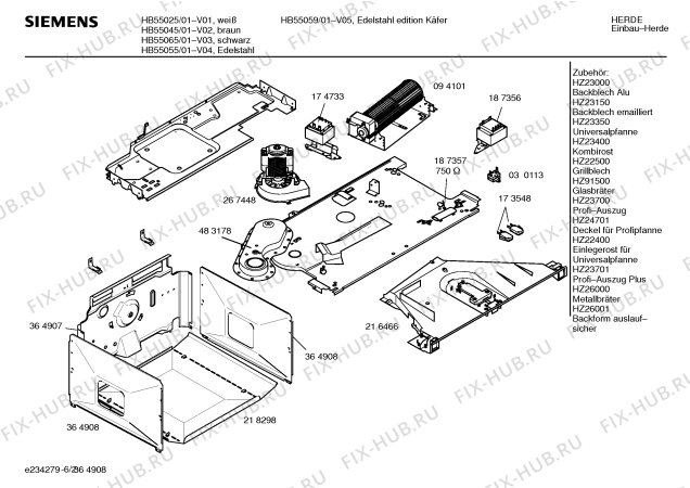 Схема №1 HB55059 с изображением Панель управления для духового шкафа Siemens 00431029