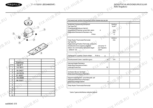 Схема №1 T-11722 с изображением Ручка выбора температуры для холодильника Bosch 00171977