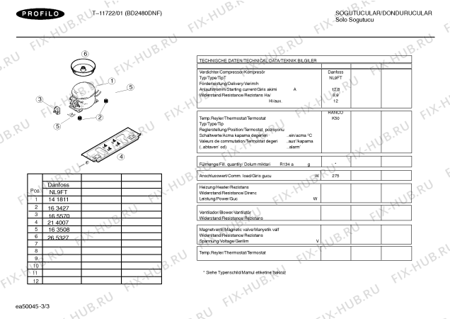 Схема №1 T-11898 с изображением Вставная полка для холодильника Bosch 00354733