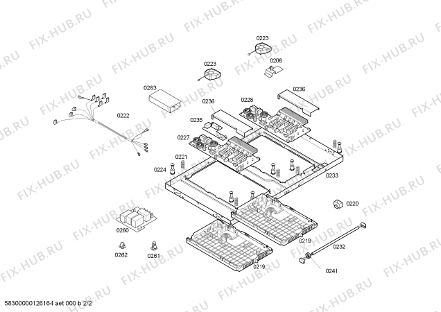 Схема №1 CA48350 induc constr.80 tctop m_bas inox 4i b+cp с изображением Стеклокерамика для электропечи Bosch 00479564