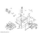 Схема №1 HBN230N60 с изображением Передняя часть корпуса для электропечи Bosch 00674607