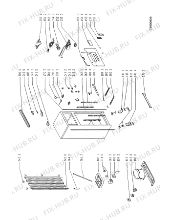 Схема №1 ARB 503/01 с изображением Антивибрационная подставка для холодильной камеры Whirlpool 481944069721