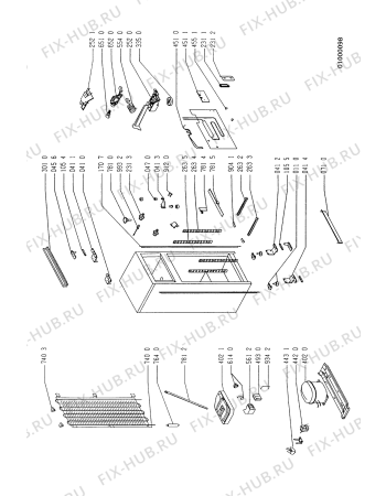 Схема №1 ARB 503/G/W/WP с изображением Сосуд для холодильника Whirlpool 481952928127