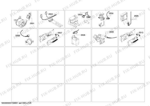 Взрыв-схема стиральной машины Bosch WAQ28381FF Bosch Avantixx 8 VarioPerfect - Схема узла 05