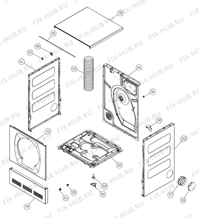 Схема №1 T735 RF DK   -Titanium (900002566, TD30DK) с изображением Декоративная панель для стиральной машины Gorenje 234678