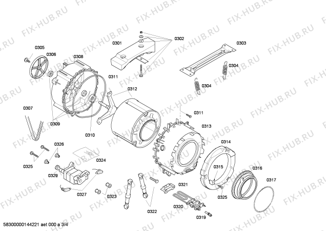 Схема №1 WFP1000B7 с изображением Крышка для стиралки Bosch 00479260
