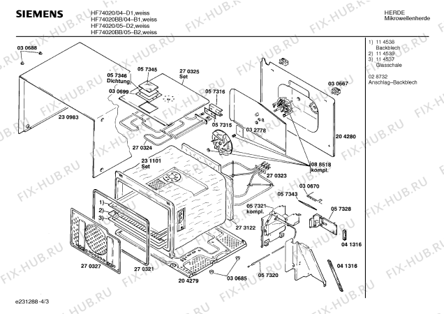 Схема №1 HF74040NL с изображением Кулинарная книга для микроволновой печи Siemens 00514061