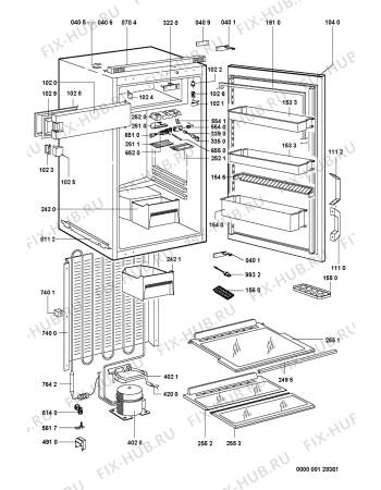 Схема №1 KVE 6S7000L с изображением Дверца для холодильника Whirlpool 481241618798