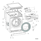 Схема №1 WMYL661PUK (F084239) с изображением Декоративная панель для стиральной машины Indesit C00300430