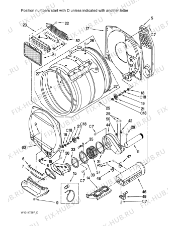 Схема №2 YLTE6234DQ6 с изображением Компакт-диск для стиральной машины Whirlpool 480113100395