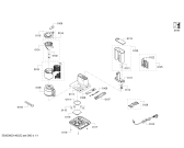Схема №1 TKA8631 Styline с изображением Модуль материнской платы для электрокофемашины Bosch 00653242