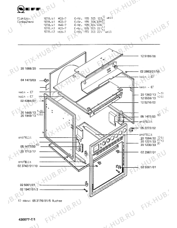 Схема №1 0750452094 EB600HG с изображением Переключатель для духового шкафа Bosch 00023999