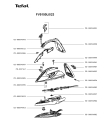 Схема №1 FV5150E6/23 с изображением Клавиша для утюга (парогенератора) Tefal CS-00095012