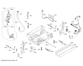 Схема №1 S41N58N7EU с изображением Передняя панель для электропосудомоечной машины Bosch 00790944