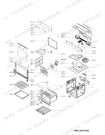 Схема №1 EMVD 7264/IN с изображением Кнопка для духового шкафа Whirlpool 480121104024