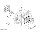 Схема №1 FRM5500 с изображением Изоляция для плиты (духовки) Bosch 00683946