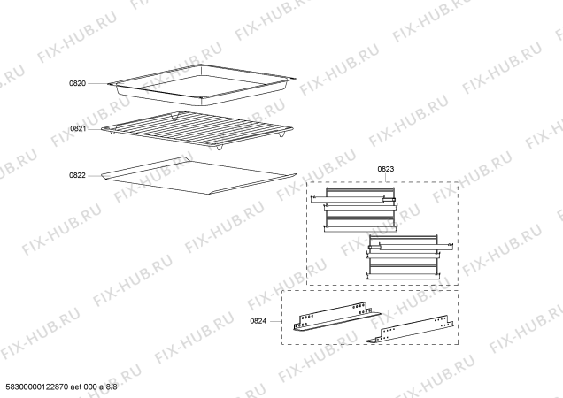 Схема №1 HB5305Z0C с изображением Изоляция для плиты (духовки) Siemens 00245442