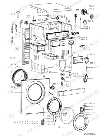 Схема №1 AWV 674 с изображением Сифон для стиральной машины Whirlpool 481952648551
